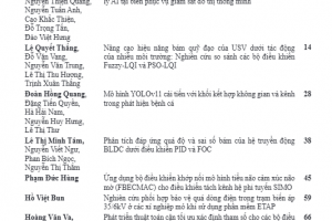 MỤC LỤC SỐ 3 (27) – 2026